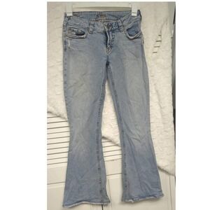 Silver Jeans Co. Y2K Bootcut Jeans Women's‎ Size 29 Light Wash Distressed Denim